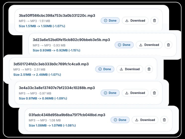 Compress and review result size